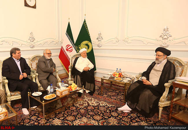 دیدار آیت الله هاشمی رفسنجانی با تولیت آستان قدس رضوی