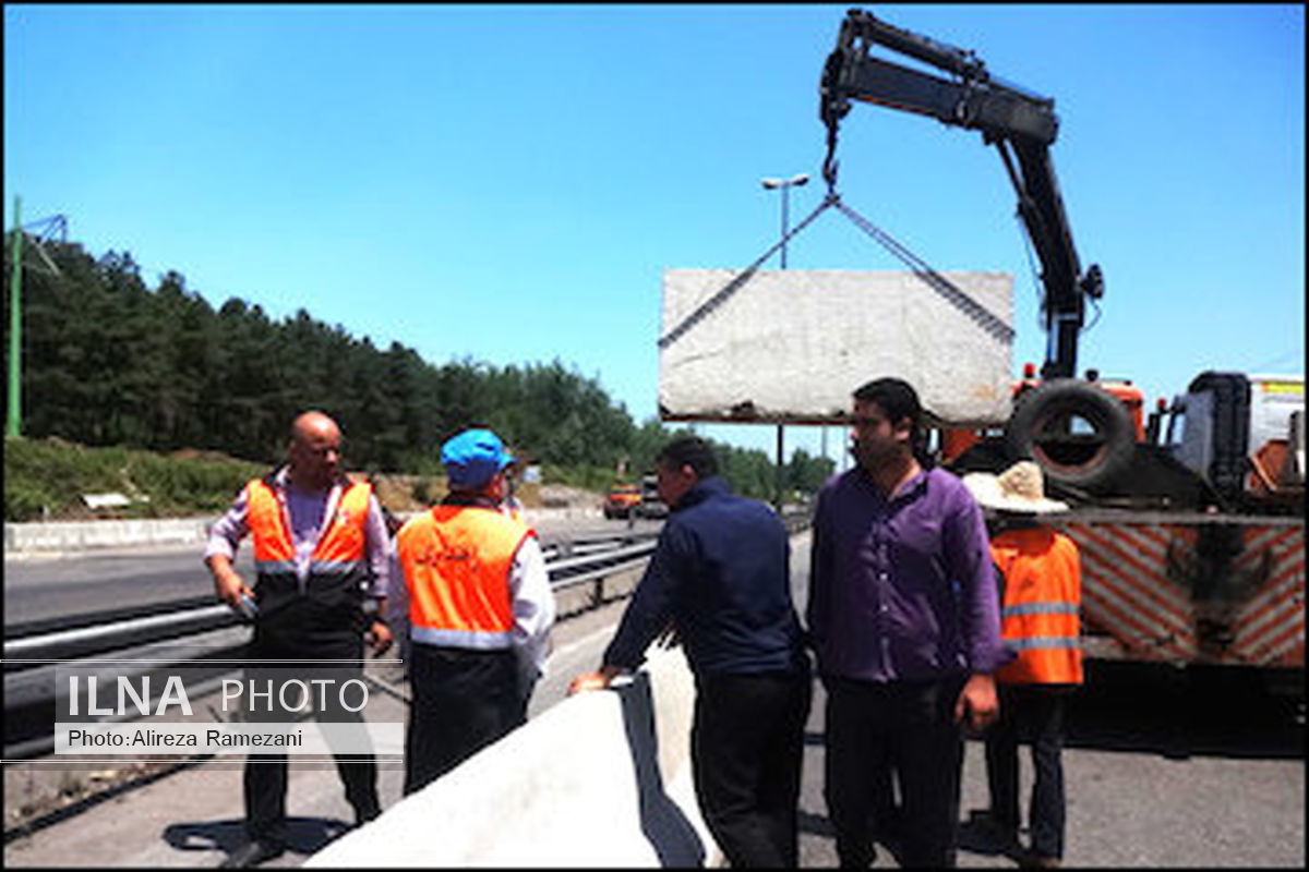 عملیات افزایش ضریب ایمنی در راه های مازندران با شتاب در حال اجراست