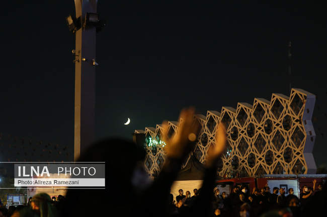 مراسم شب شهادت حضرت رقیه(س) در میدان آیینی امام حسین (ع)
