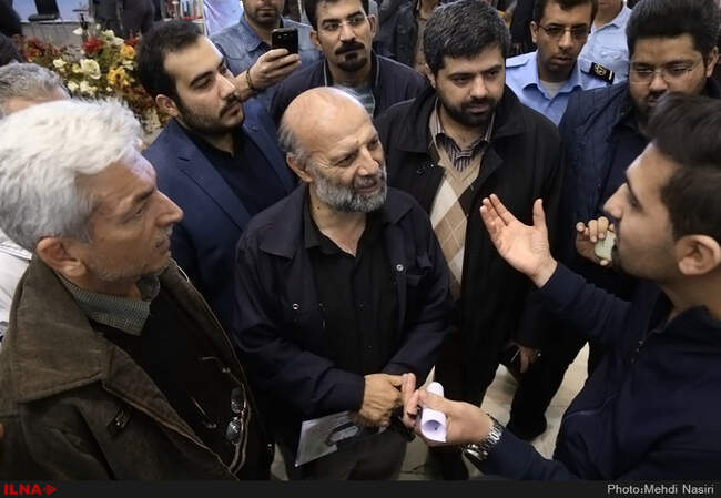 بازدید علیرضا محجوب رئیس فراکسیون کارگری مجلس ازنمایشگاه مطبوعات و خبرگزاری‌ها 
