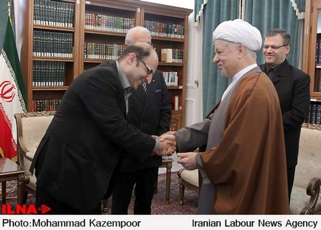 دیدار پرفسور سمیعی با آیت الله هاشمی رفسنجانی