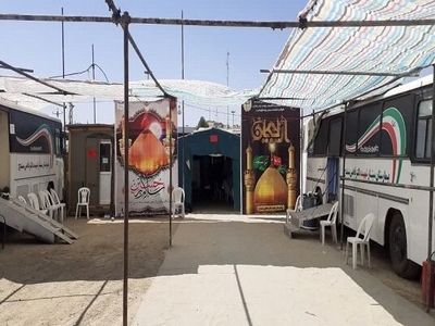 خدمات‌رسانی بیمارستان سیار شهید قاضی سپاه در مرز باشماق