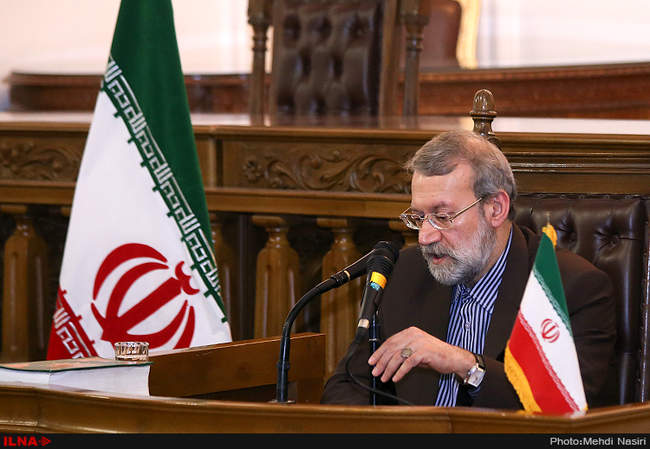 نشست خبری علی لاریجانی  رئیس مجلس شورای اسلامی 