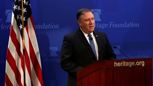 Pompeo says U.S. to impose tough sanctions on Iran