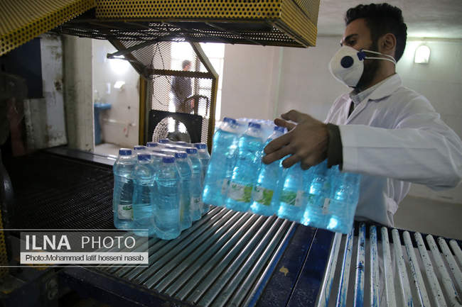 آغاز به کار واحد تولید مواد ضدعفونی کننده و شوینده کردستان 