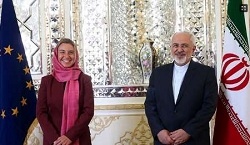 Zarif, Mogherini hold bilateral talks on various issues