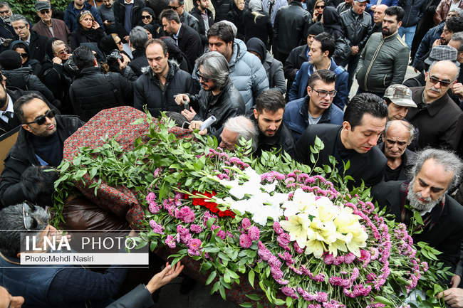 مراسم تشییع پیکر تورج شعبانخانی