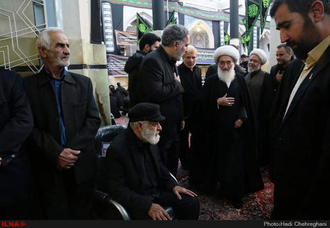مراسم بزرگداشت مرحوم غضنفر رکن آبادی در مسجداعظم قم