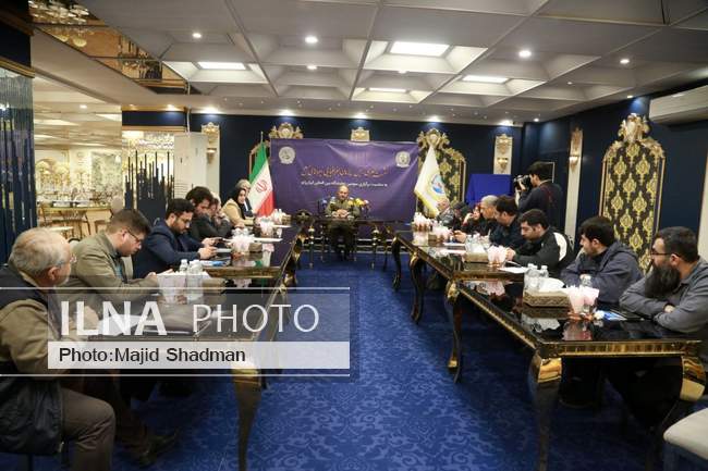 نشست خبری رئیس سازمان جغرافیایی وزارت دفاع 