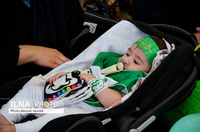  همایش شیرخوارگان حسینی در رشت