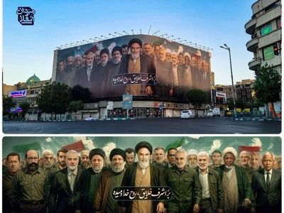 رونمایی از دیوارنگاره جدید میدان انقلاب
