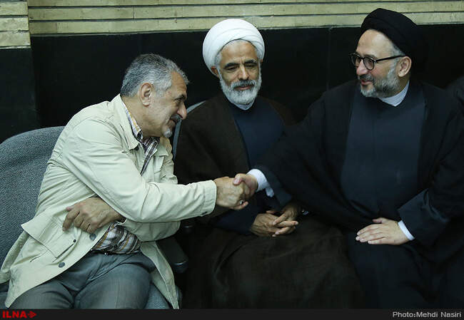 مراسم ختم همسر محسن آرمین