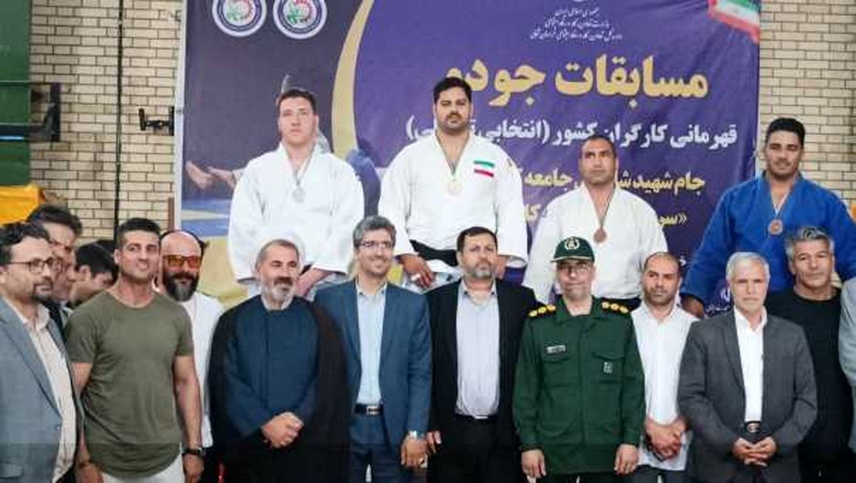کسب مدال نقره جودوکار گیلانی در رقابت‌های کارگران کشور