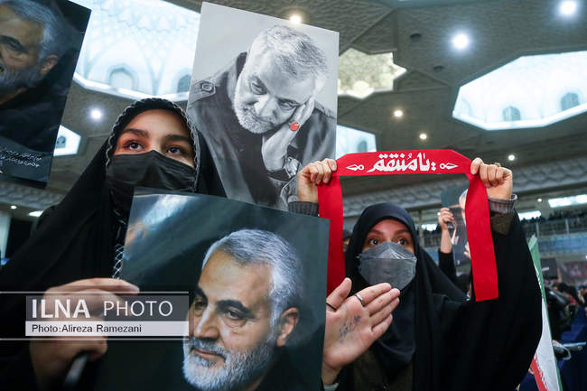 مراسم سومین سالگرد شهادت حاج قاسم سلیمانی