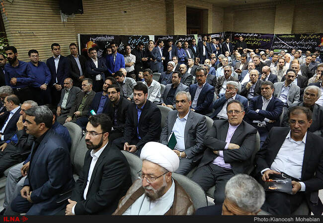 تصاویر حضور شخصیت‌های سیاسی در مراسم ترحیم برادر حسین مرعشی