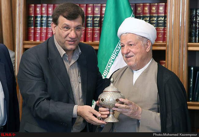 دیدار اعضای تیم ملی و مسئولین فدراسیون وزنه‌برداری با آیت الله هاشمی رفسنجانی