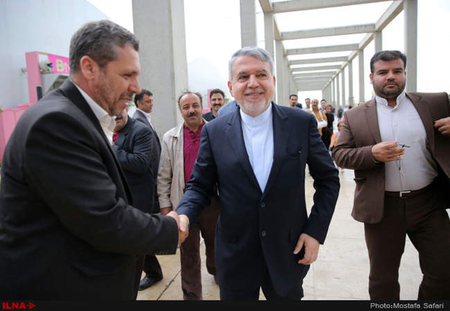حضور  سید رضا صالحی امیری وزیر فرهنگ و ارشاد در سی‌‌اُمین نمایشگاه ب