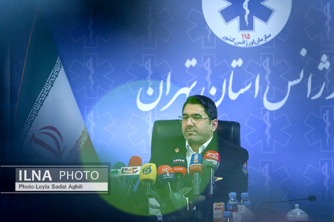 نشست خبری رئیس سازمان اورژانس استان تهران