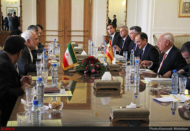 دیدار محمد جواد ظریف با وزیر خارجه اسپانیا