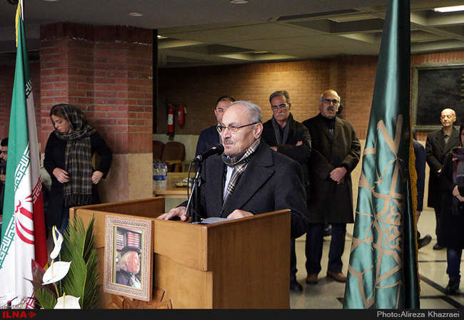 مراسم تشییع  پیکر مرحوم احمد منزوی