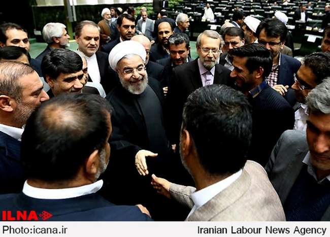 نشست دولت و مجلس در بهارستان