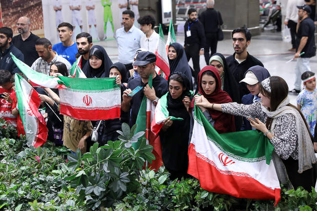 ورود کاروان تیم ملی فوتبال ایران به کشور