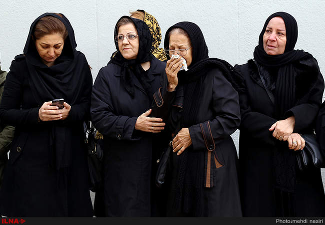 تشییع پیکر فریبرز صالح کارگردان سینما و تلویزیون