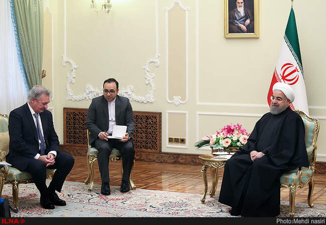 دیدار وزیر خارجه لوکزامبورگ با رییس جمهور کشورمان