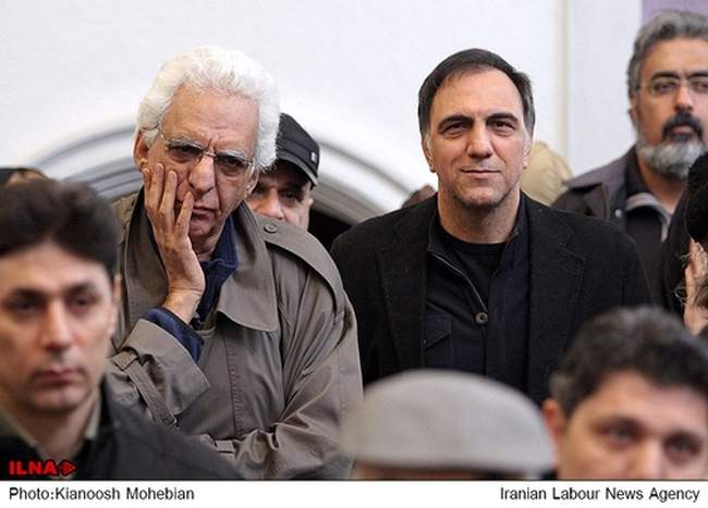 مراسم تشییع پیکر عظیم جوانروح فیلمبردار سینما و تلویزیون