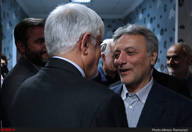 مراسم دید و بازدید نوروزی فعالان سیاسی و گروههای مختلف مردمی با محمد رضا عارف