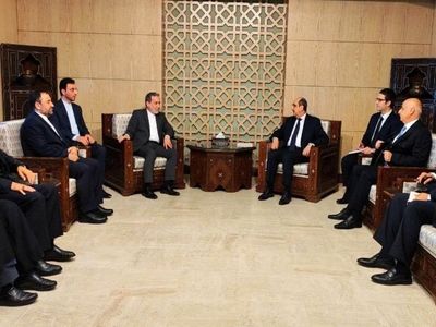 دیدار عباس عراقچی با وزیر امورخارجه سوریه 