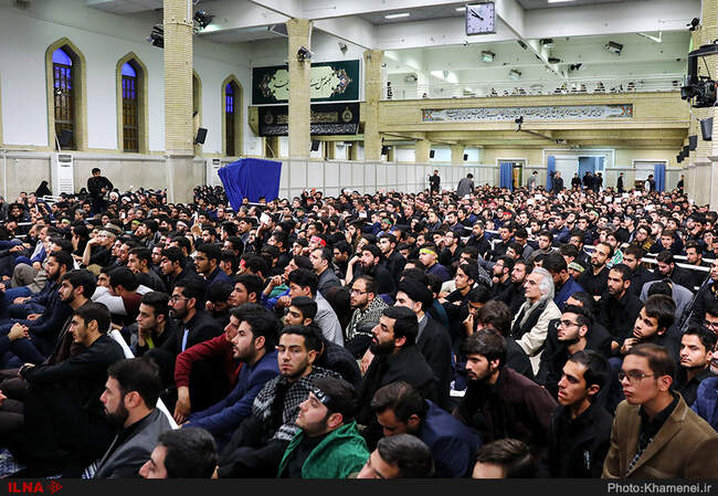 مراسم عزاداری اربعین حسینی با حضور هیئت‌های دانشجویی در حسینیه امام خمینی(ره)