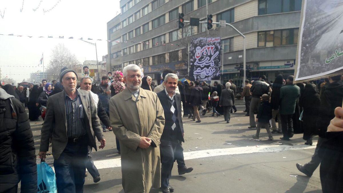 حضور سعید جلیلی در راهپیمایی ۲۲ بهمن