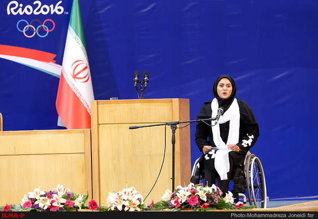 بدرقه ورزشکاران المپیکی و پارالمپیکی با حضور رئیس جمهور