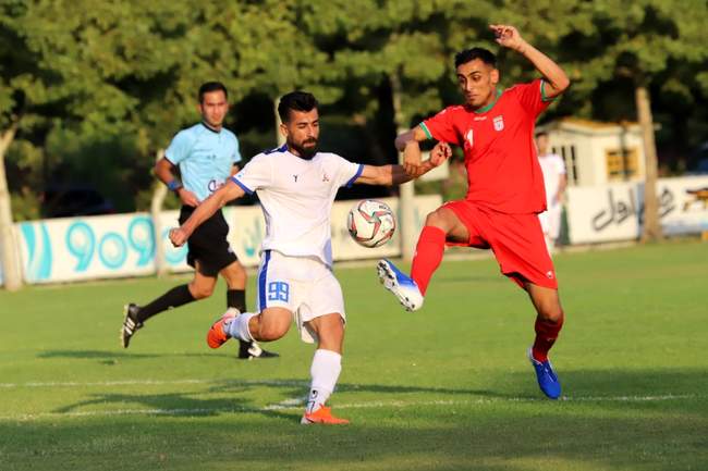 گزارش تصویری بازی دوستانه تیم ملی امید و نفت مسجد سلیمان
