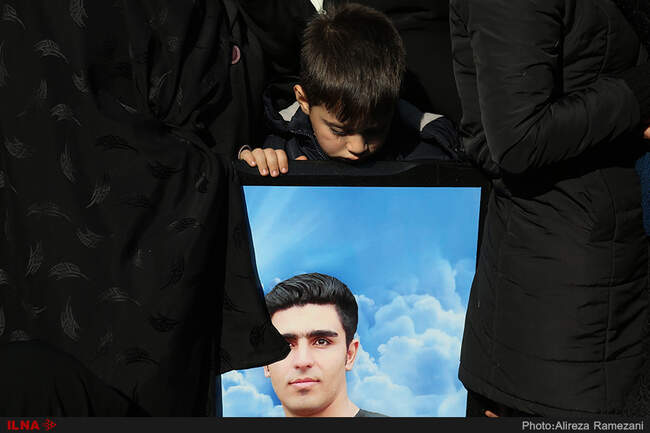 مراسم اولین سالگرد شهدای آتش نشان حادثه پلاسکو