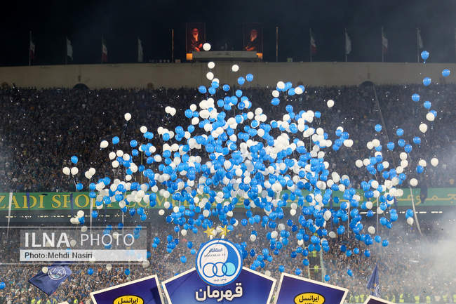 جشن قهرمانی تیم فوتبال استقلال