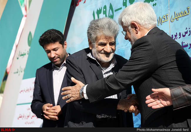 مراسم بازگشایی مدارس با حضور عارف