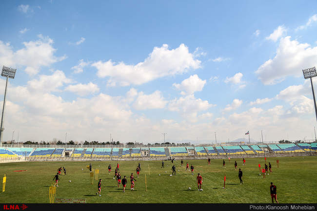 تمرین امروز تیم فوتبال پرسپولیس