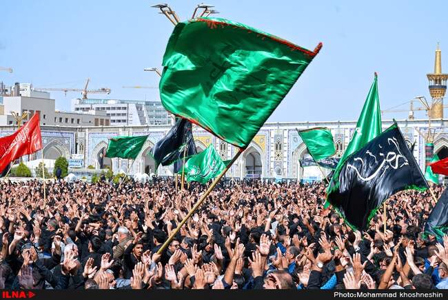 عزاداری عاشورای حسینی در مشهد مقدس