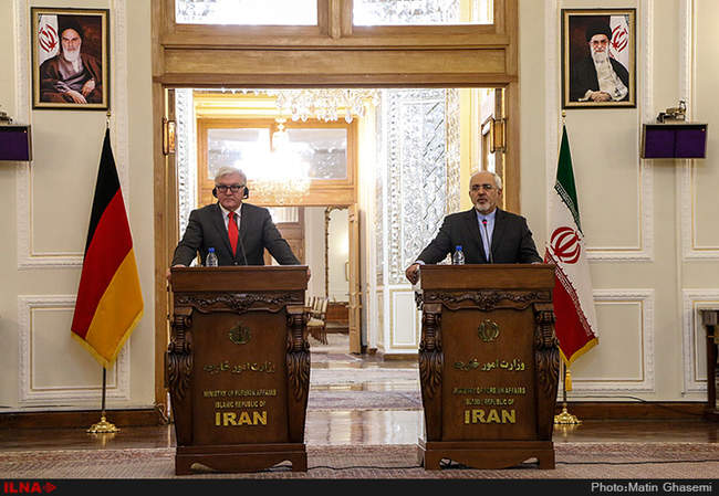 دیدار محمد جواد ظریف وزیر امور خارجه کشورمان با فرانک والتر اشتن مای