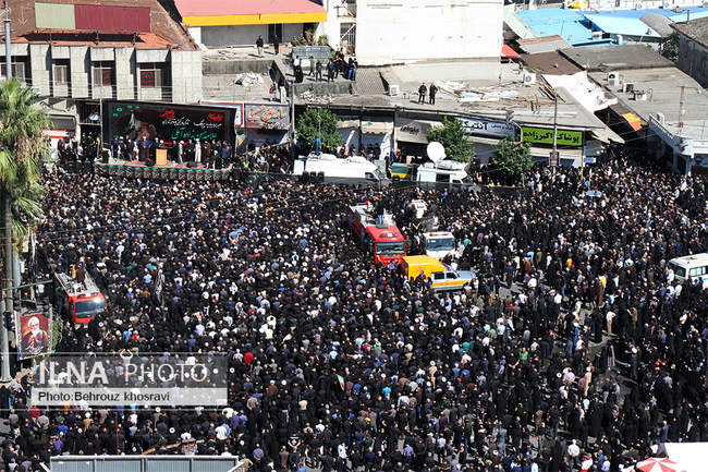 مراسم تشییع علامه حسن زاده آملی