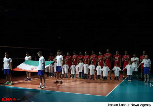 برتری تیم ملی والیبال ایران مقابل روسیه