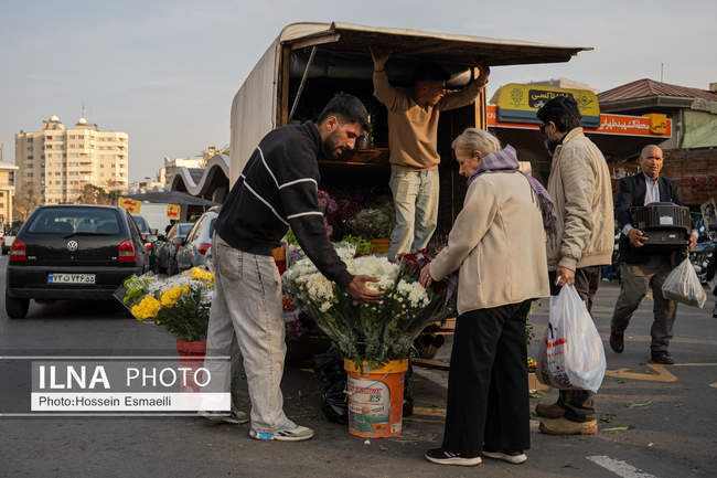 بازار تجریش در روزهای آخر اسفند - تهران