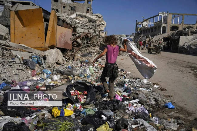 در دل خرابه‌های غرب غزه