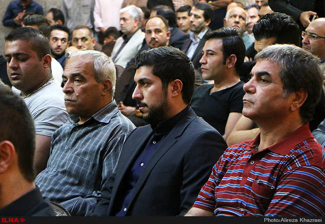 مراسم ترحیم هادی نوروزی کاپیتان تیم فوتبال پرسپولیس