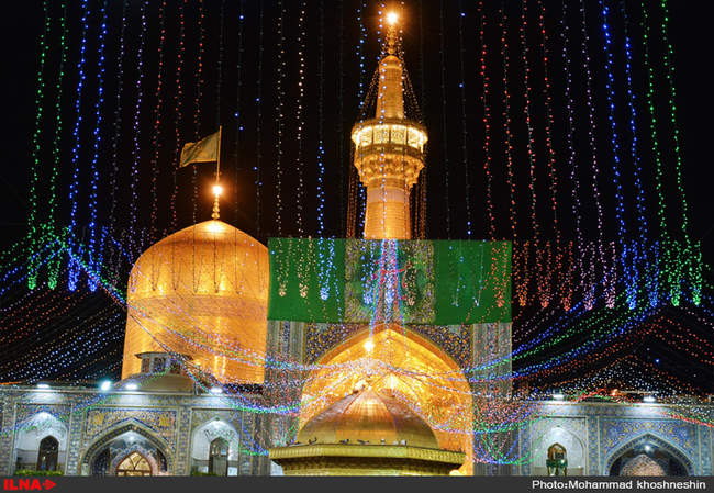 آذین بندی حرم مطهر امام رضا (ع)