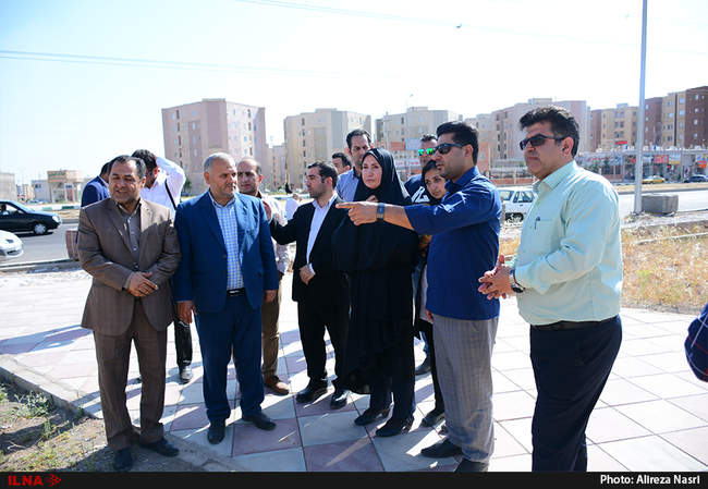 بازدید شهردار و اعضای شورای شهر محمدیه از طرح های عمرانی این شهر