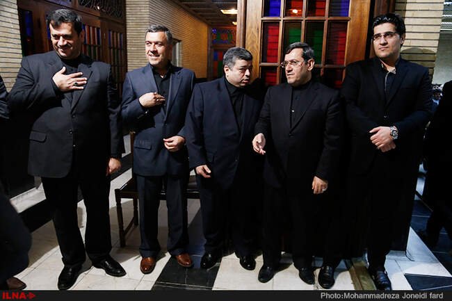 مراسم ختم پدر حسن قشقاوی معاون پارلمانی وزیر امور خارجه  