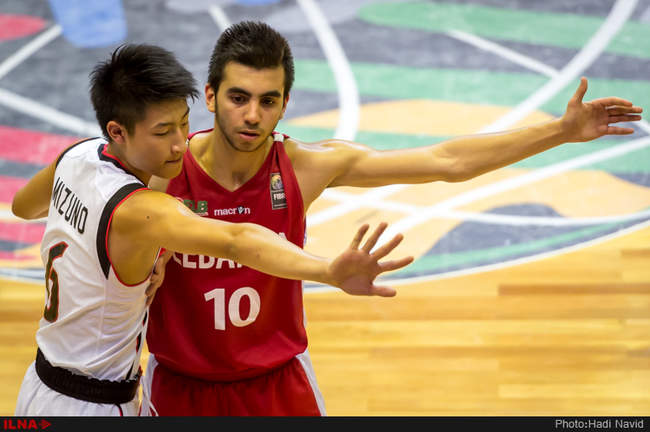 بیست و چهارمین دوره مسابقات بسکتبال قهرمانی جوانان آسیا: ژاپن - لبنان